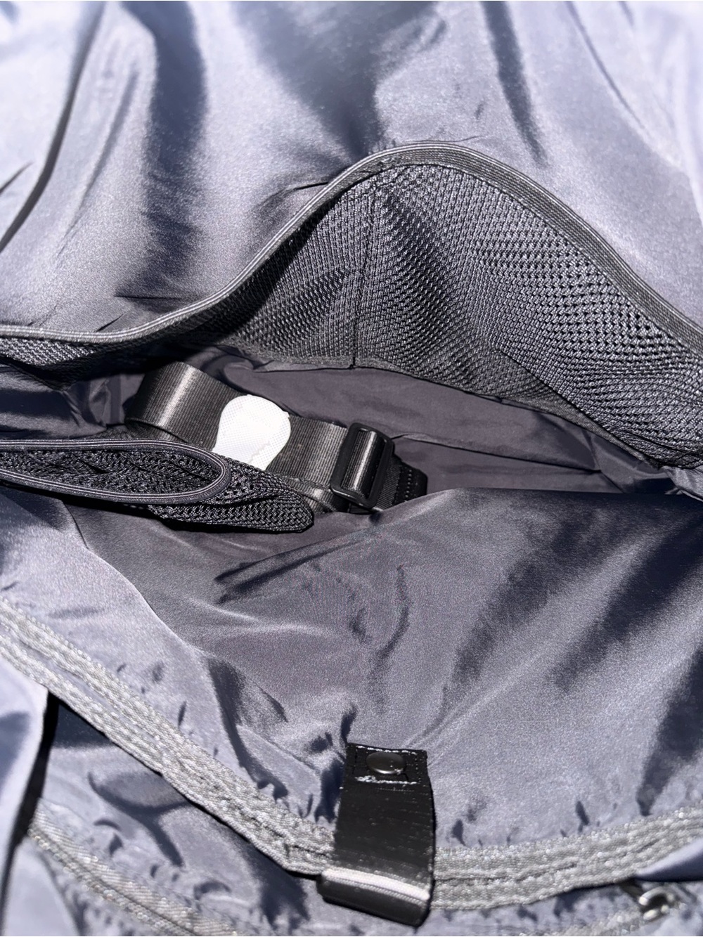 Fabletics Black Duffel Tote with Front Pocket - Picture 3 of 3